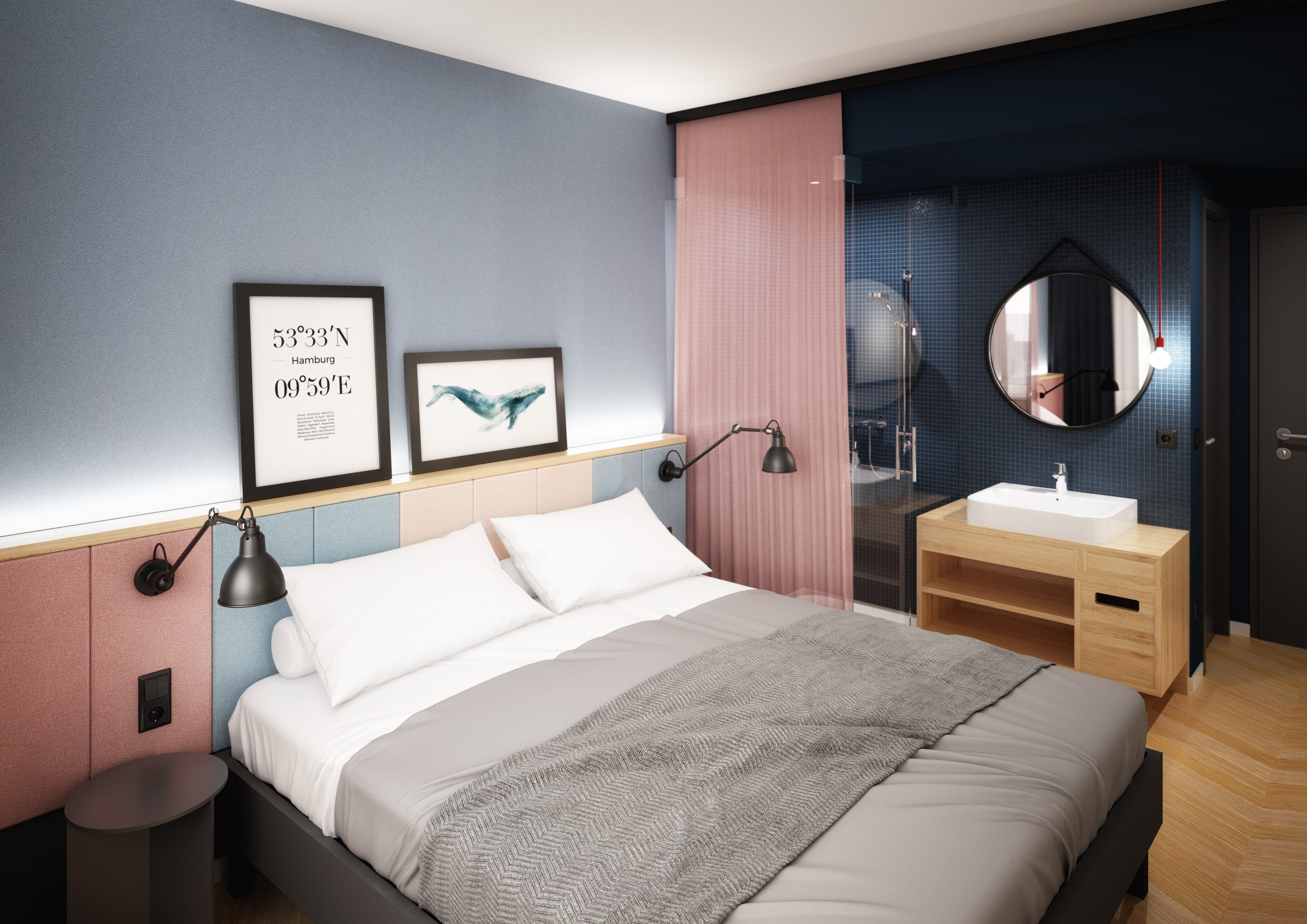 2-Bettzimmer, H2-Hostel, Hamburg